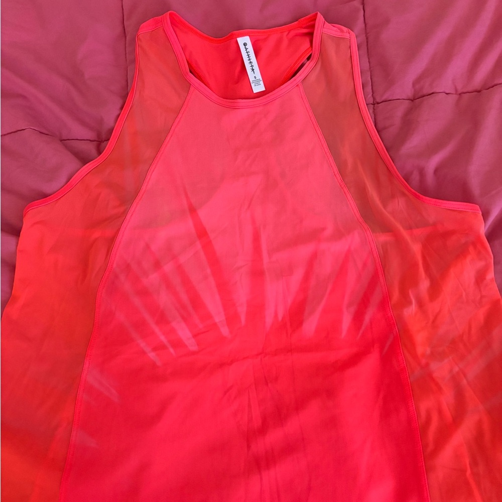 Athleta Coral Sleeveless Top